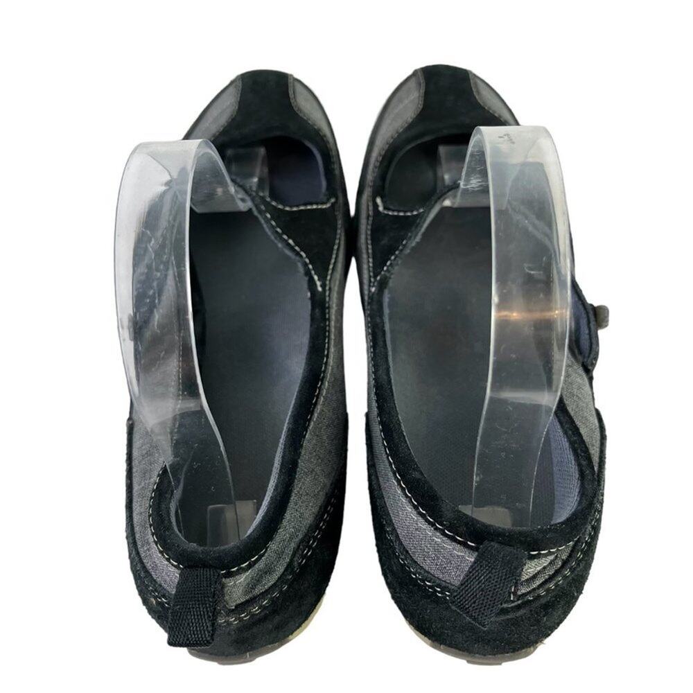 Lands End Womens Mary Janes Loafers Flats Sporty Casual Gray Black Shoes sz 8.5 - Picture 7 of 16